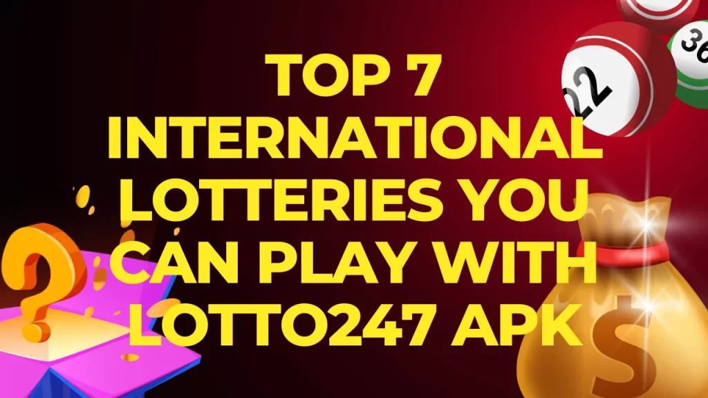 7 Lotteries in Lotto 247 APK